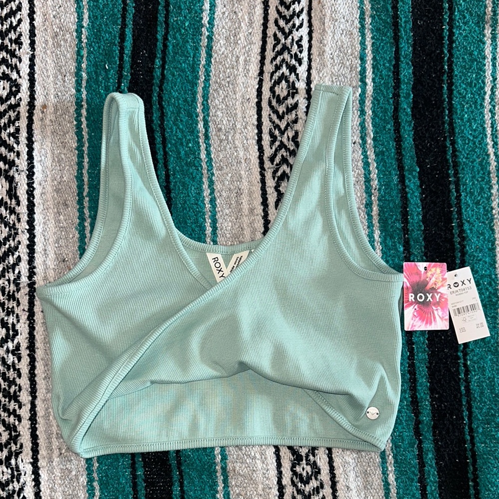 Roxy *NWT* Women's Riviera Twist Front Crop Tank Top